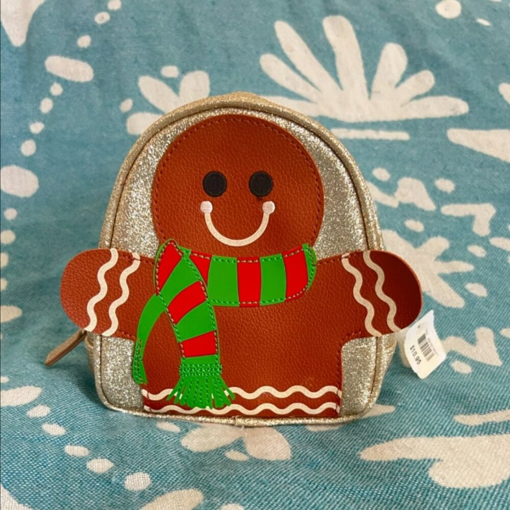 B&BW Christmas Gingerbread Man Make Up Bag